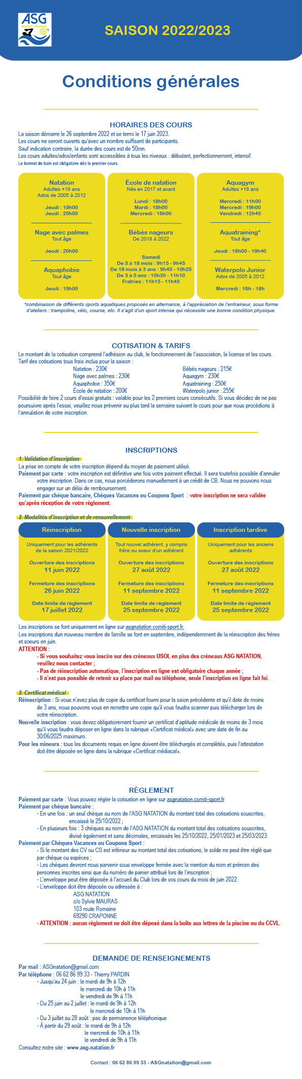 TARIF 2022 - version site